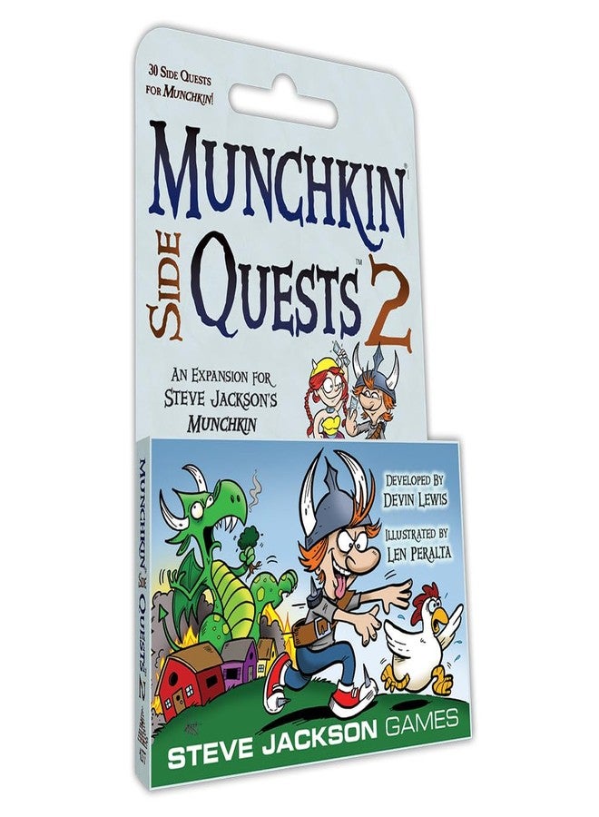 ستيف جاكسون جيمز لعبة Munchkin Side Quests 2 من تطوير Steve Jackson Games، لعبة لوحية استراتيجية - Image 1